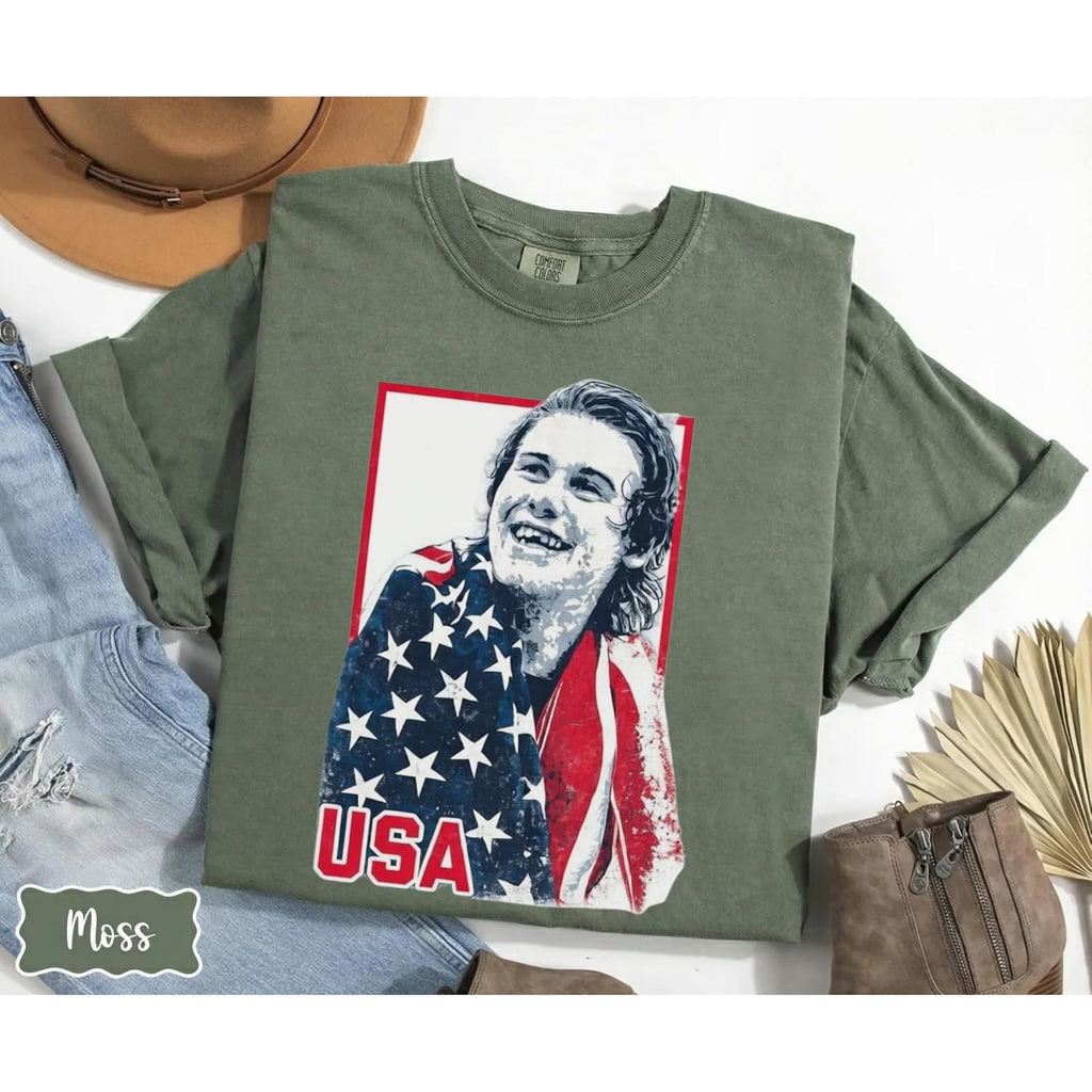 Jack Hughes Shirt – Usa Gold Hockey T-Shirt, New Jersey Hockey T-Shirt, Fan Graphic Tee For Game Day & Sports Supporters