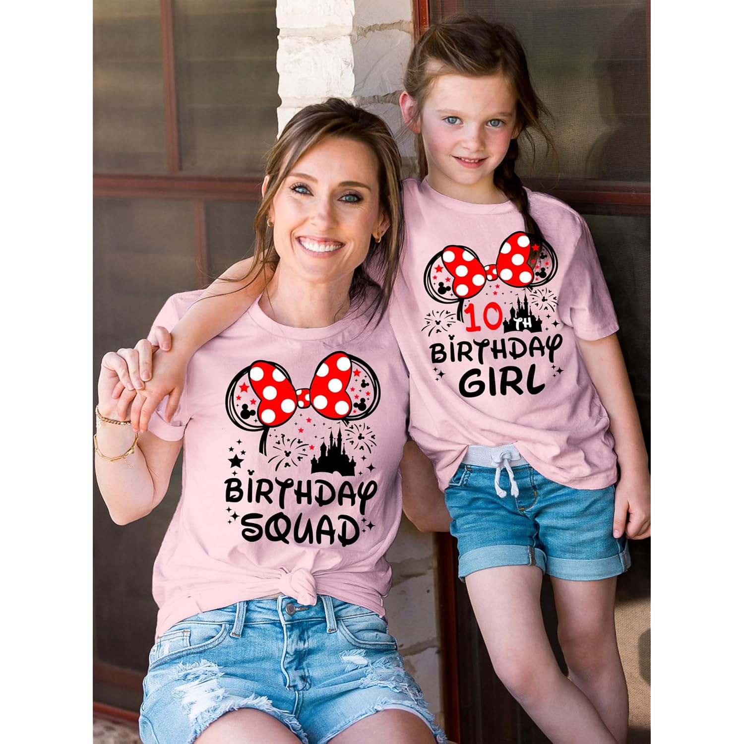 Family Matching Custom Shirts For Vacation, Personalized Mama & Mini Travel T-Shirts, Coordinated Family Trip Tees