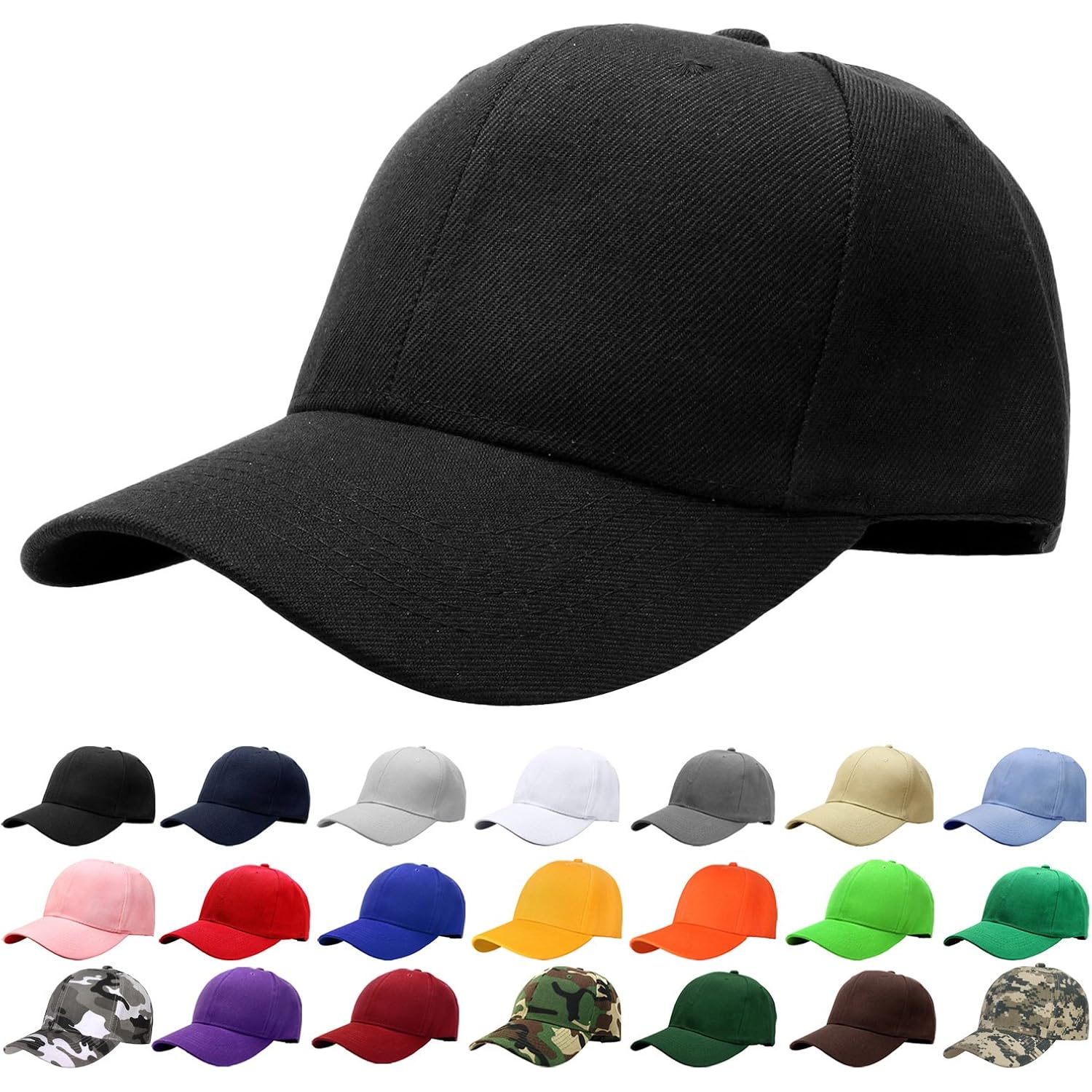 Falari Baseball Cap Adjustable Size For Running Workouts And Outdoor Activities All Seasons