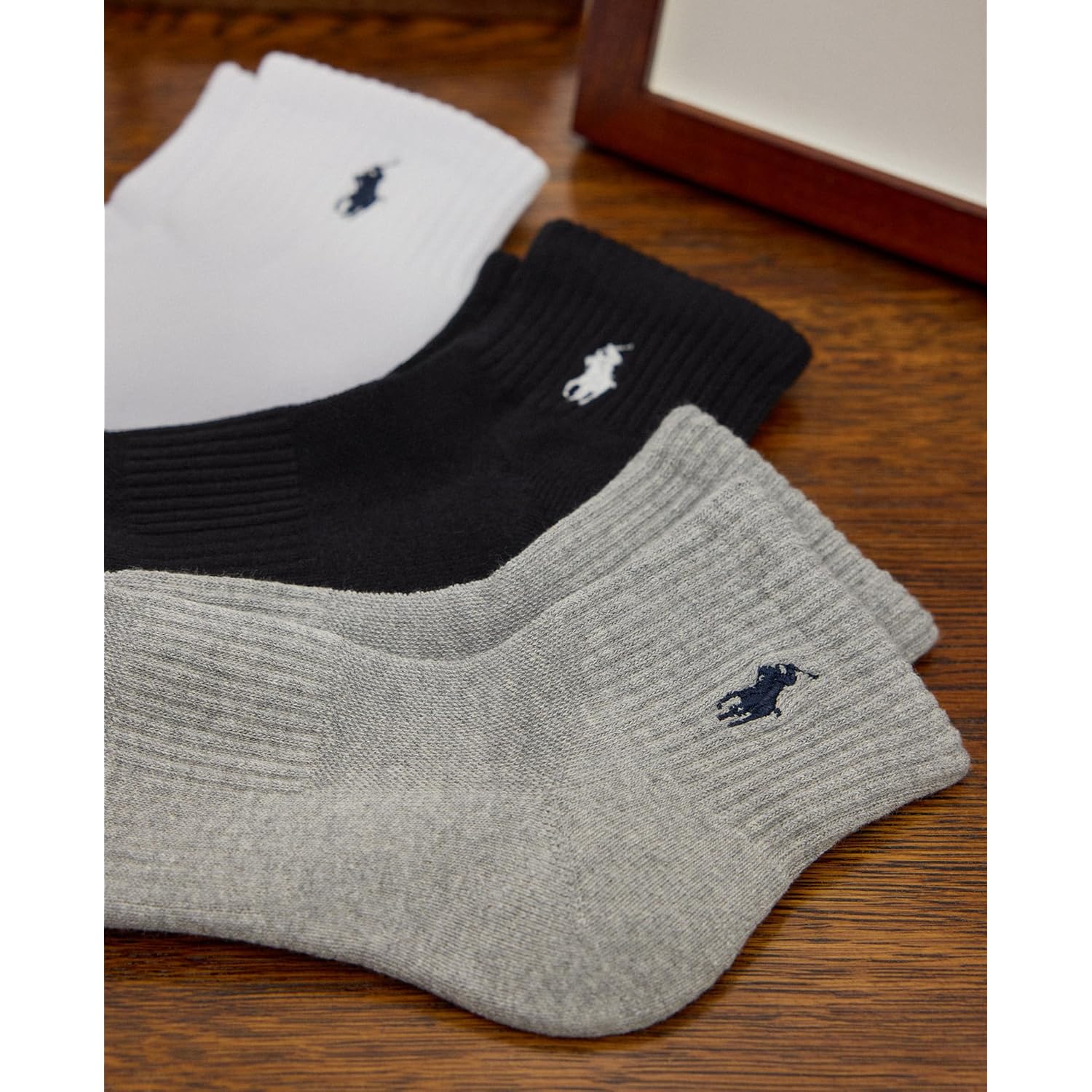 Polo Ralph Lauren Men'S Performance Cotton Quarter Socks