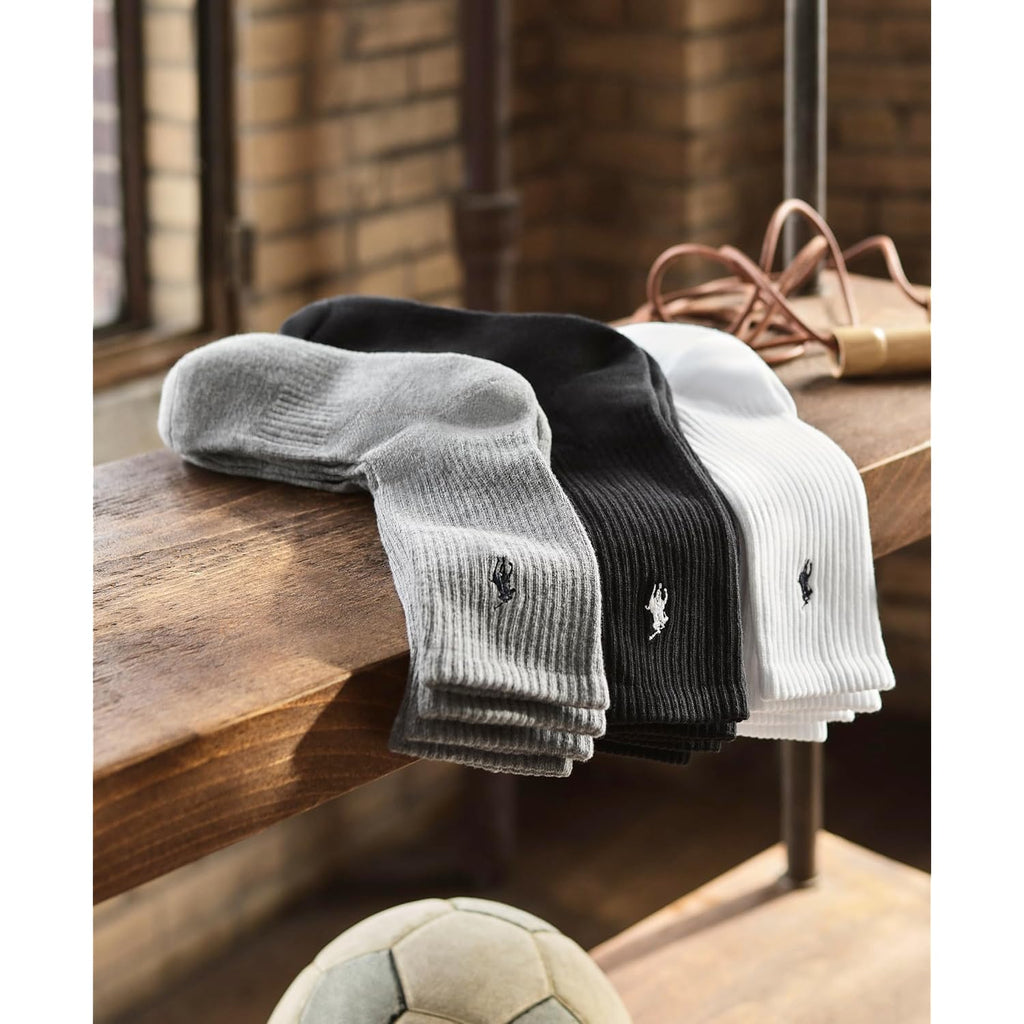Polo Ralph Lauren Men'S Performance Crew Socks 6 Pack
