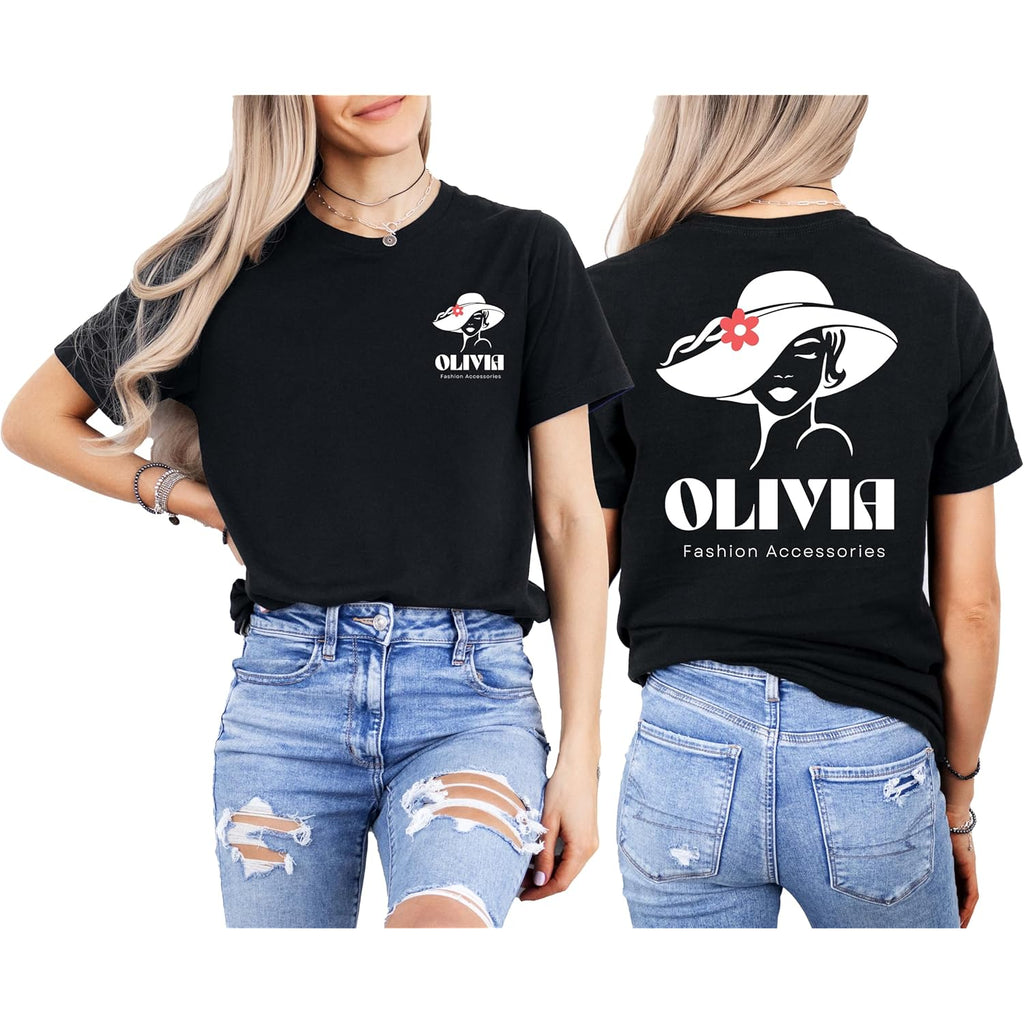 Custom Logo T-Shirt Design Your Own Shirt Personalized Team Tee Printed T Shirts With Photo Text Picture For Women And Men