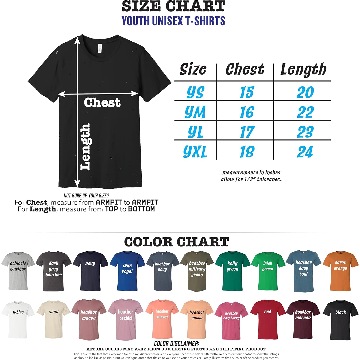 Youth Size Orange Camp Half Blood T-Shirt