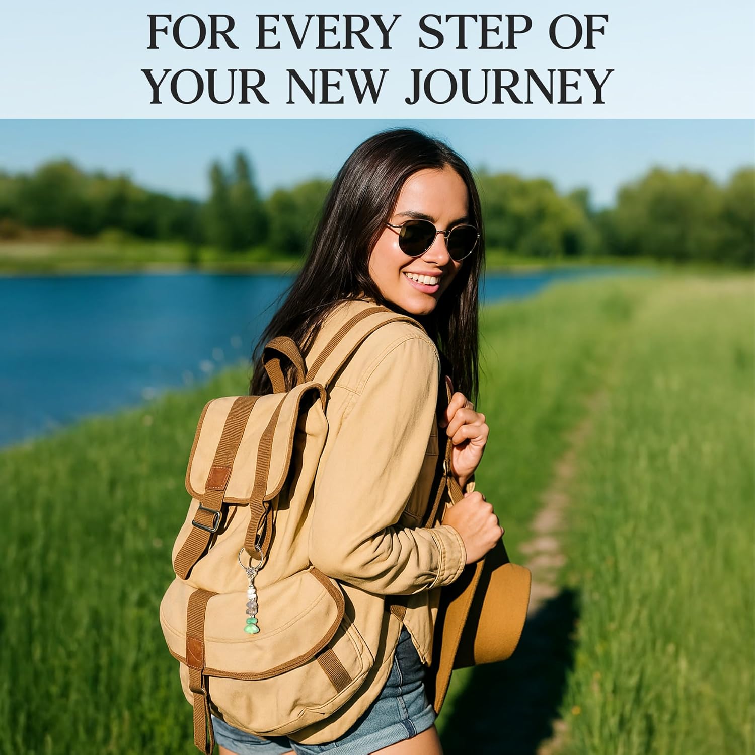 Keychain For Coworker, Teacher, Nurse, Friend, Senior, Retirement Gift For Woman, Sister, Farewell, Going Away, Promotion, New Job Key Chains, Valentines Day Self Care Gift Stocking Stuffers