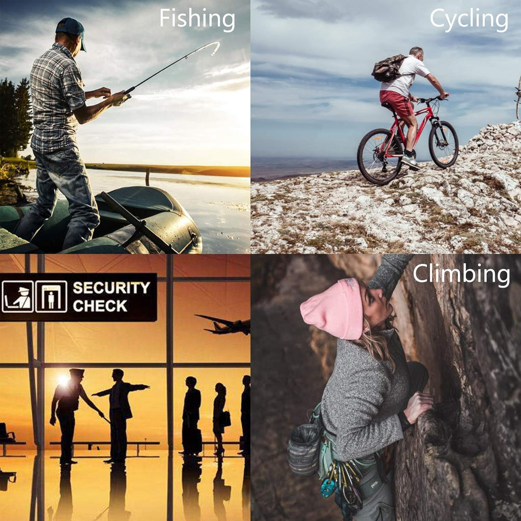 Mile High Life Nylon Web Belt Outdoor Military Belt With Tsa Safe Plastic Buckle Belt