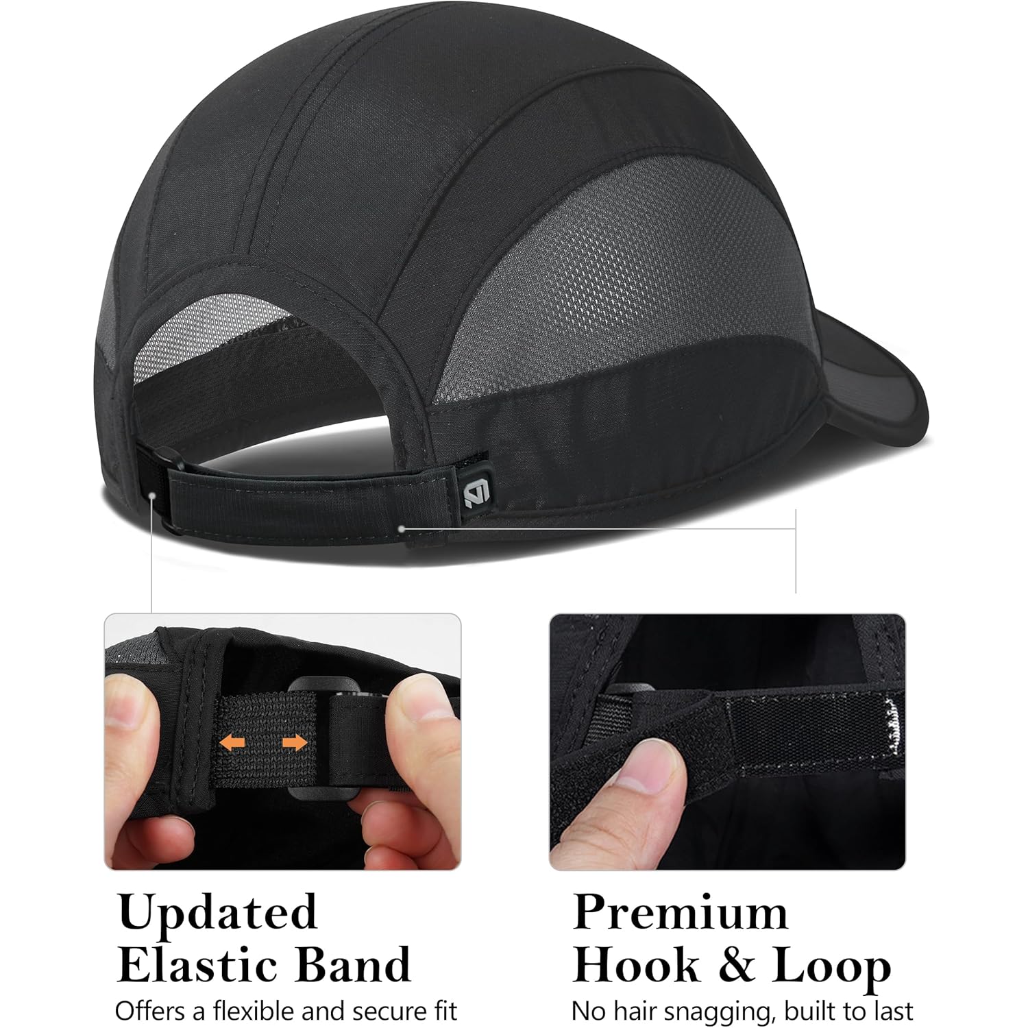 Gadiemkensd Quick Dry Run Hat Cooling Breathable Mesh