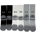 Under Armour Men'S Ua Performance Tech Cushioned Crew Socks - 6 Pack