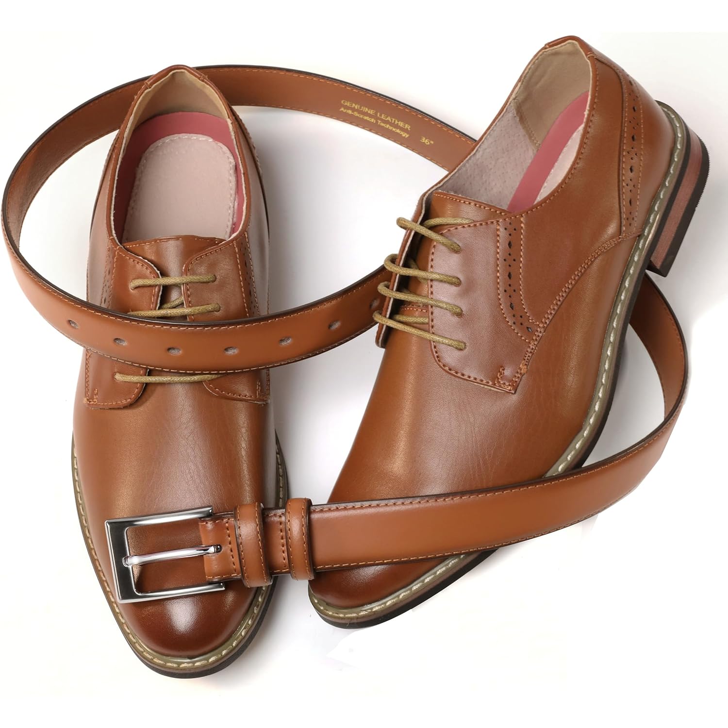 Chaoren Mens Belts Leather Gift For Men - Ideal Match For Mens Dress Shoes