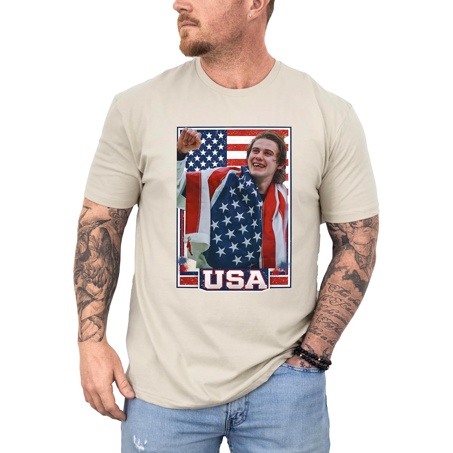 Jack Hughes Shirt, Jack Hughes Usa Gold Hockey Shirt, Patriotic Hockey Fan Tee, American Hockey Pride Gift Tshirt