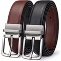 Bulliant Men'S Belt,Reversible Belt Adjustable For Gift Men 1.25”-Cut For Fit-2 Sides In 1 Belt(Not 2)
