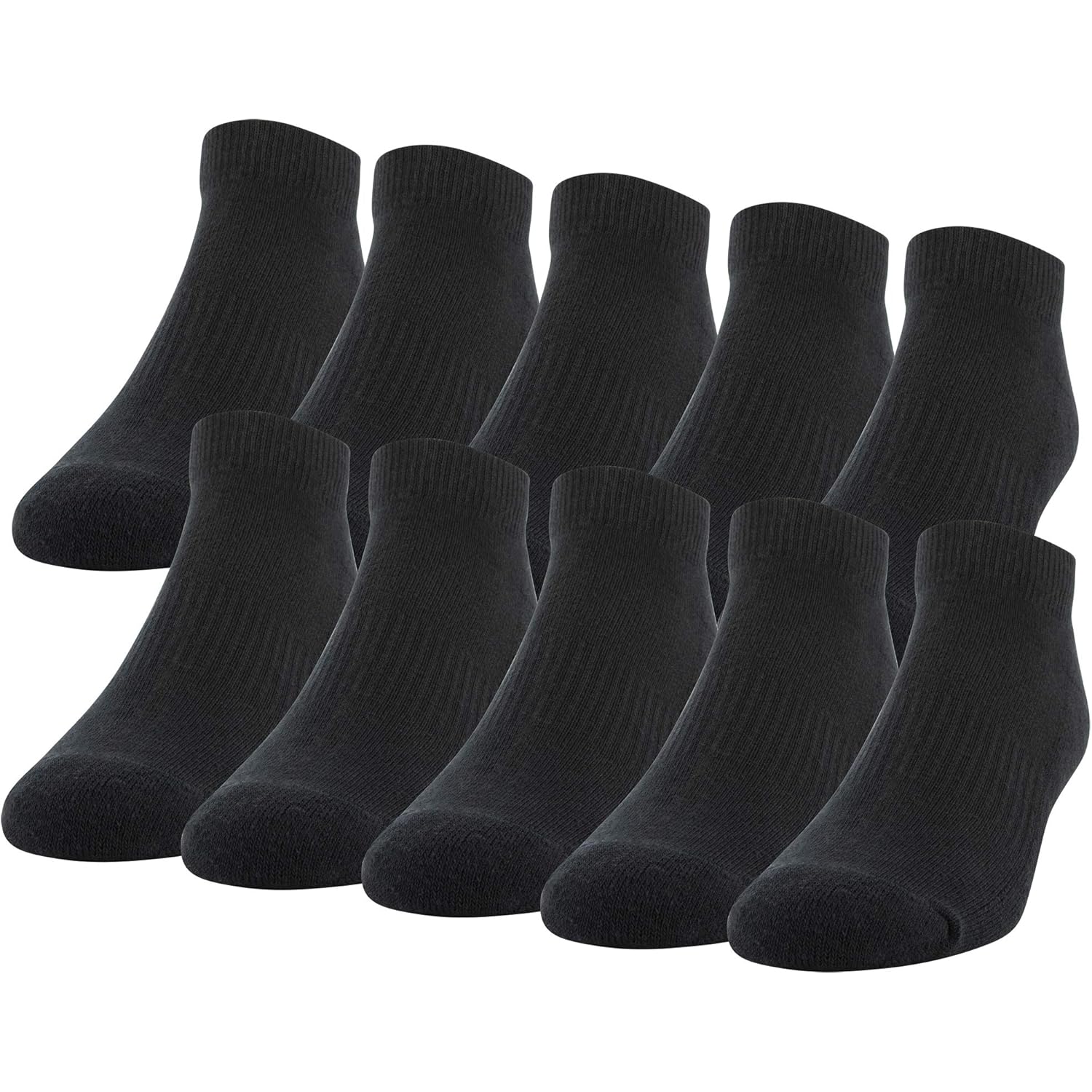 Gildan Men'S Active Cotton Low Cut Socks (10-Pairs)