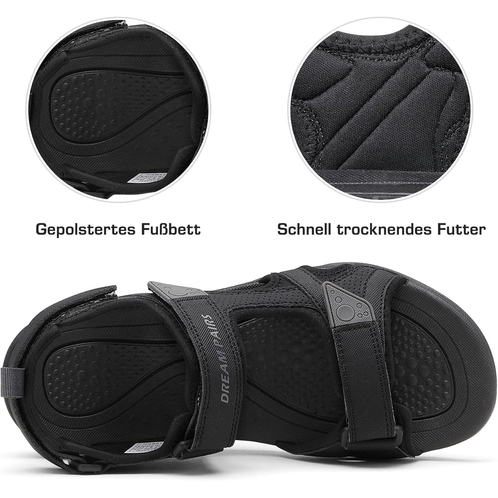 Dream Pairs Men'S Sandals Hiking Water Beach Sport Outdoor Athletic Arch Support Summer Sandals