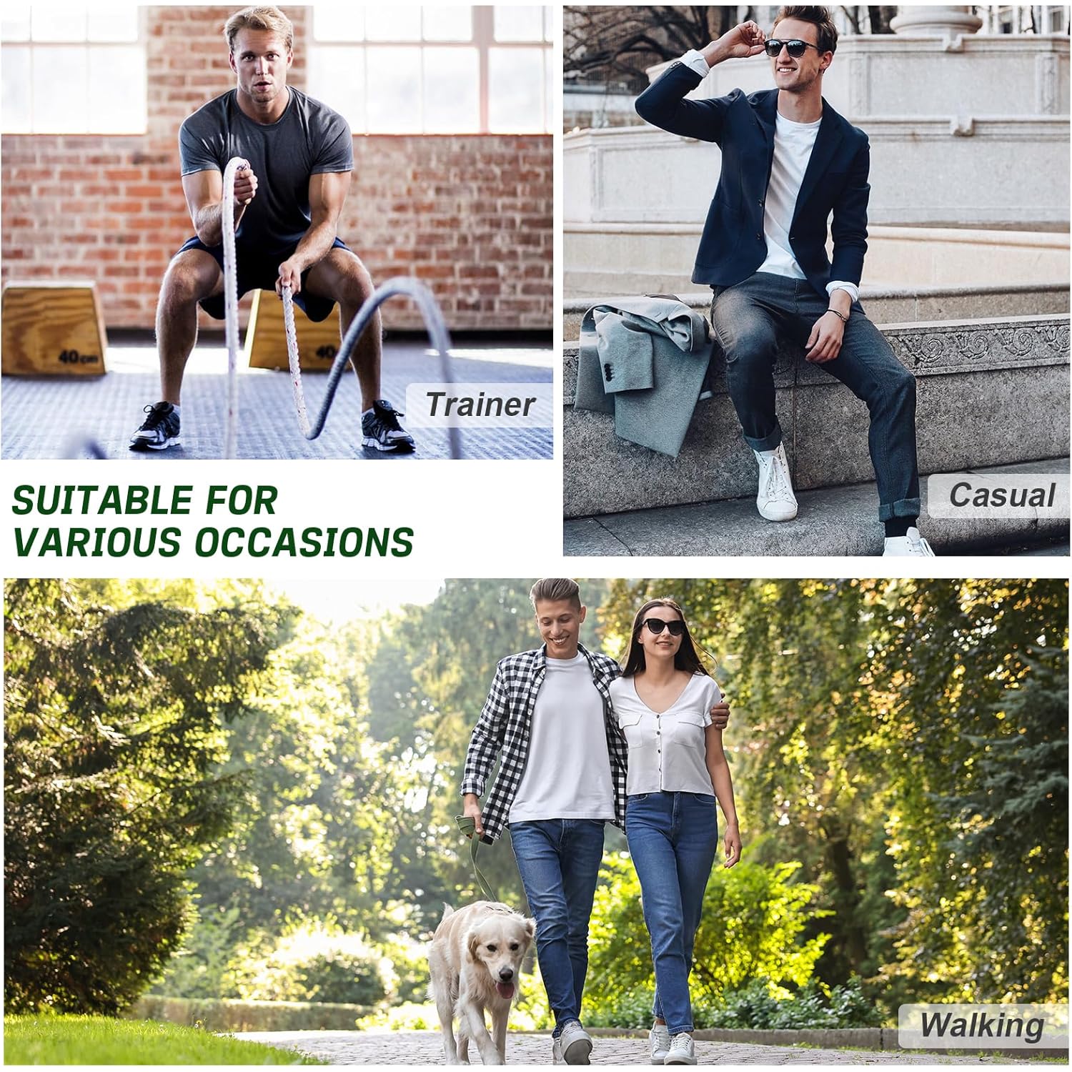 Ankle Socks For Men, 6 Pairs Bamboo Rayon Breathable Sports Low Cut Thin, Multicolor Size 6-8 9-11 12-14