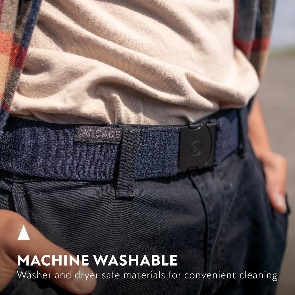Arcade The Original Unisex Adventure Belt, Heavy Duty Elastic Webbing, Non-Metal Travel Friendly Buckle