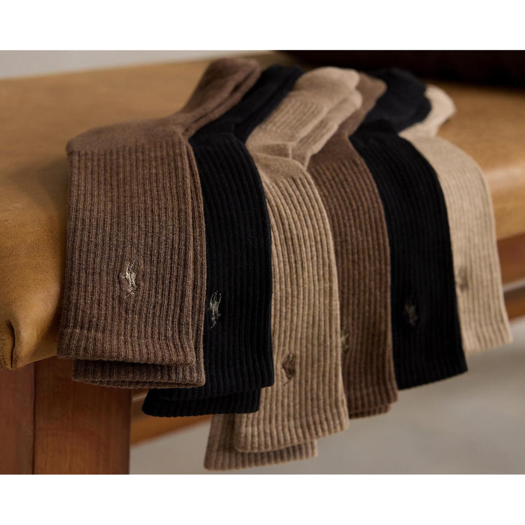 Polo Ralph Lauren Men'S Performance Crew Socks 6 Pack