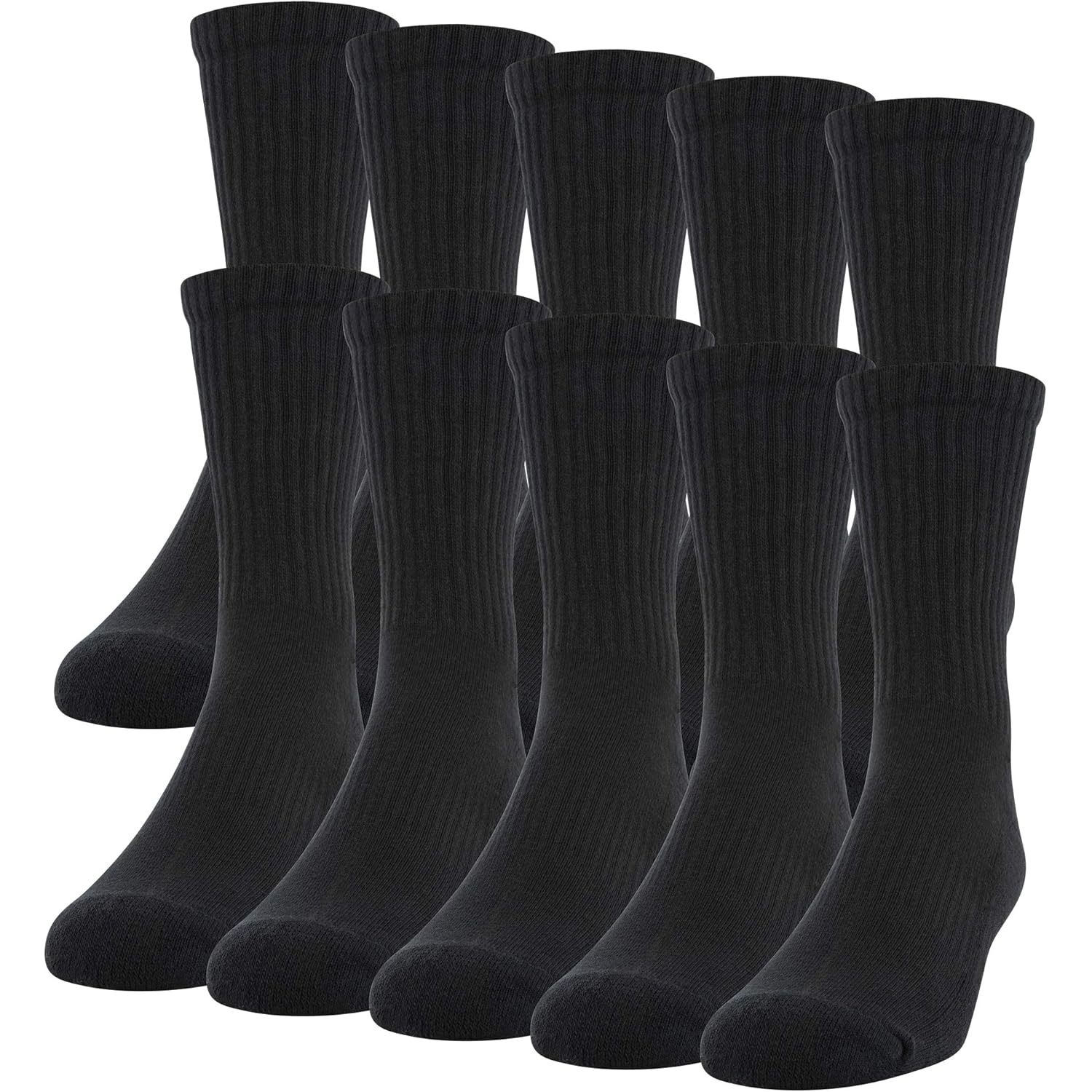 Gildan Men'S Active Cotton Crew Socks (10-Pack)