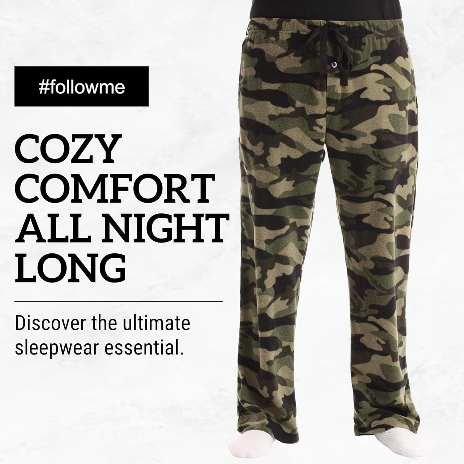 #Followme Microfleece Men’S Pajama Pant Prints