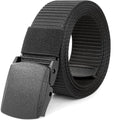 Lxmy Work Belts For Men,Belts For Men,Adjustable Nylon Canvas Fabric Golf Belt,No Metal Buckle, Fast Pass Through The Airport Security,Suitable For Work And Travel
