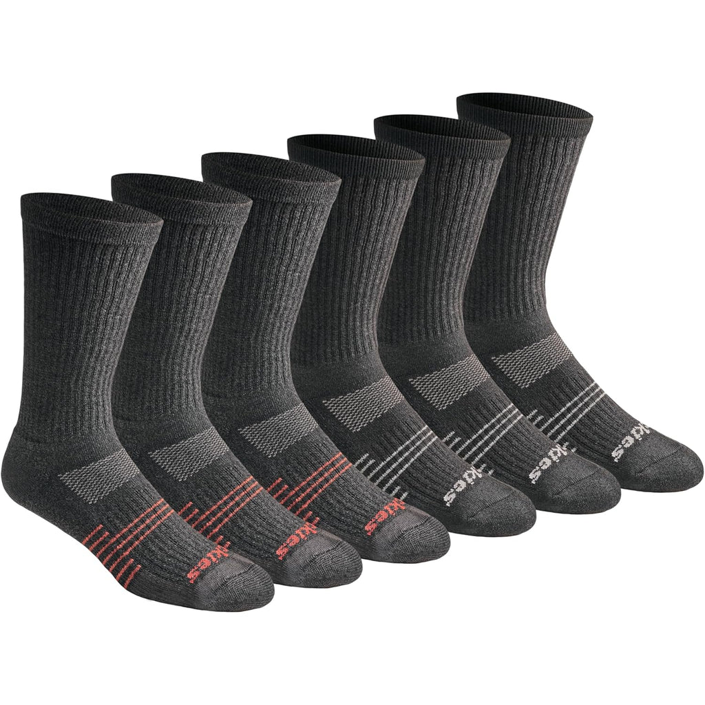 Dickies Men'S Hydro-Cool Moisture Control Crew Socks (6 Pairs)
