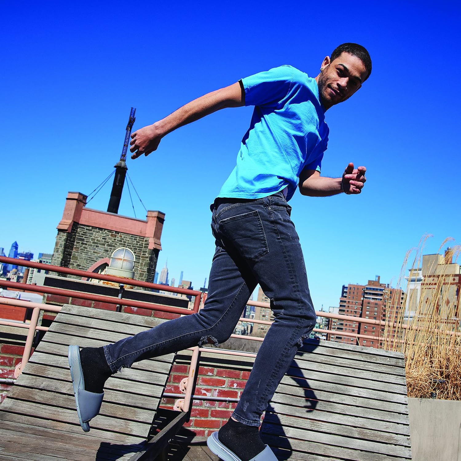 Hanes Men'S Max Cushioned Ankle Socks (Multipacks)