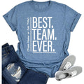 Best Team Ever Shirt Custom Team Name Thirt Coworker Gifts Work Group Shirt Teacher Shirts Work Tshirts Matching Teacher Tshirts For School