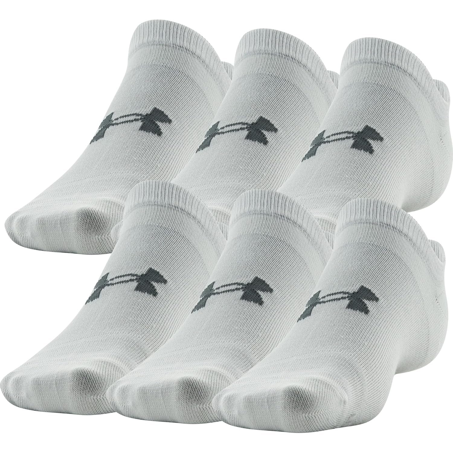 Under Armour Men'S Essential Lite No Show Socks, 6-Pairs