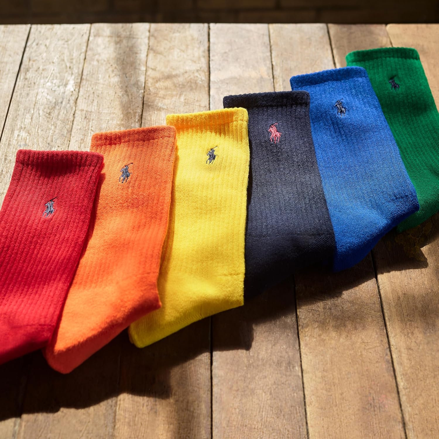Polo Ralph Lauren Men'S Performance Crew Socks 6 Pack
